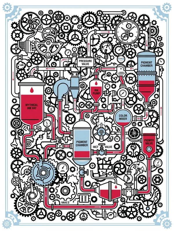 The Ink Mill — Light Mode screensaver preview